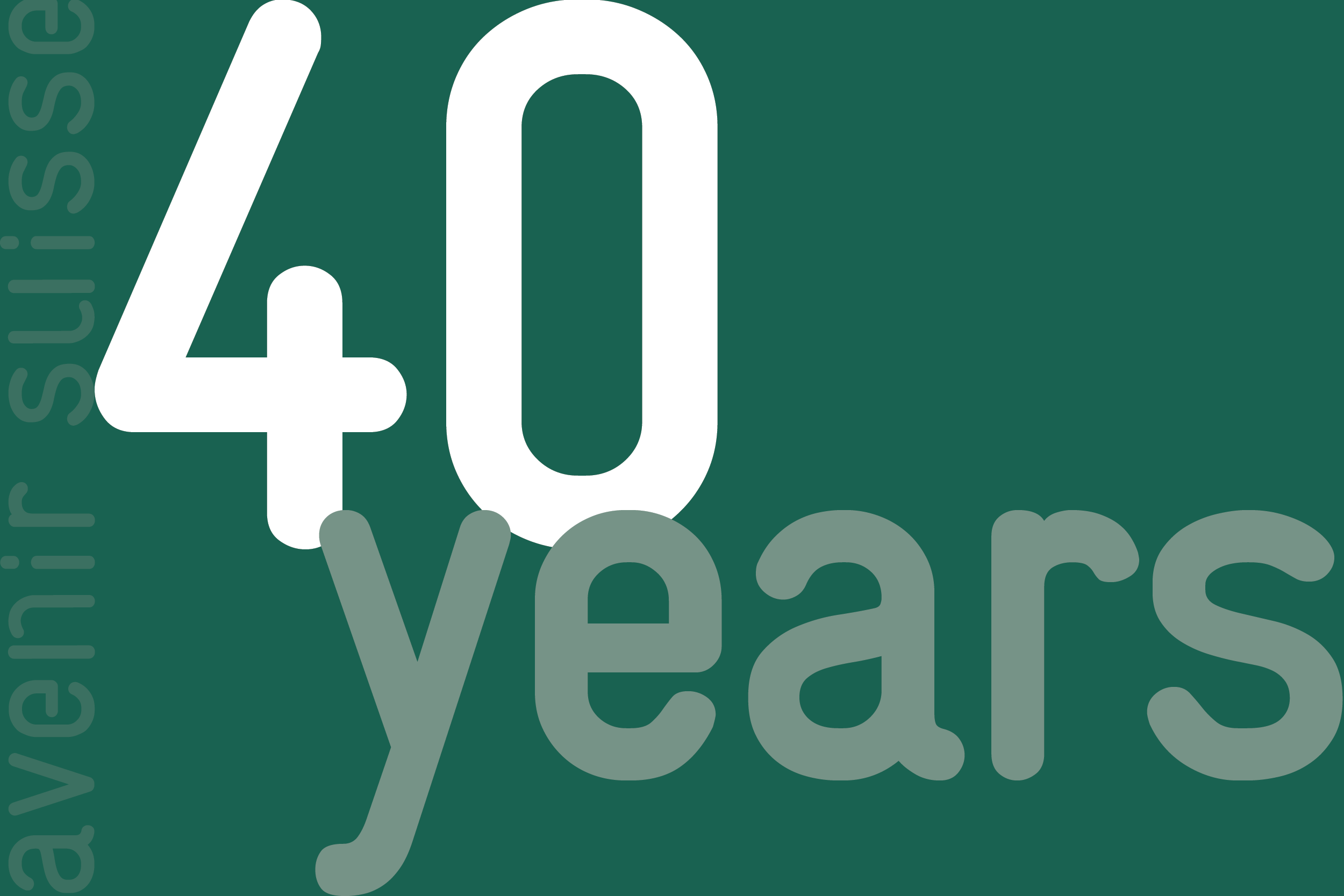 The Figure 40 Years OPA - Avenir Suisse