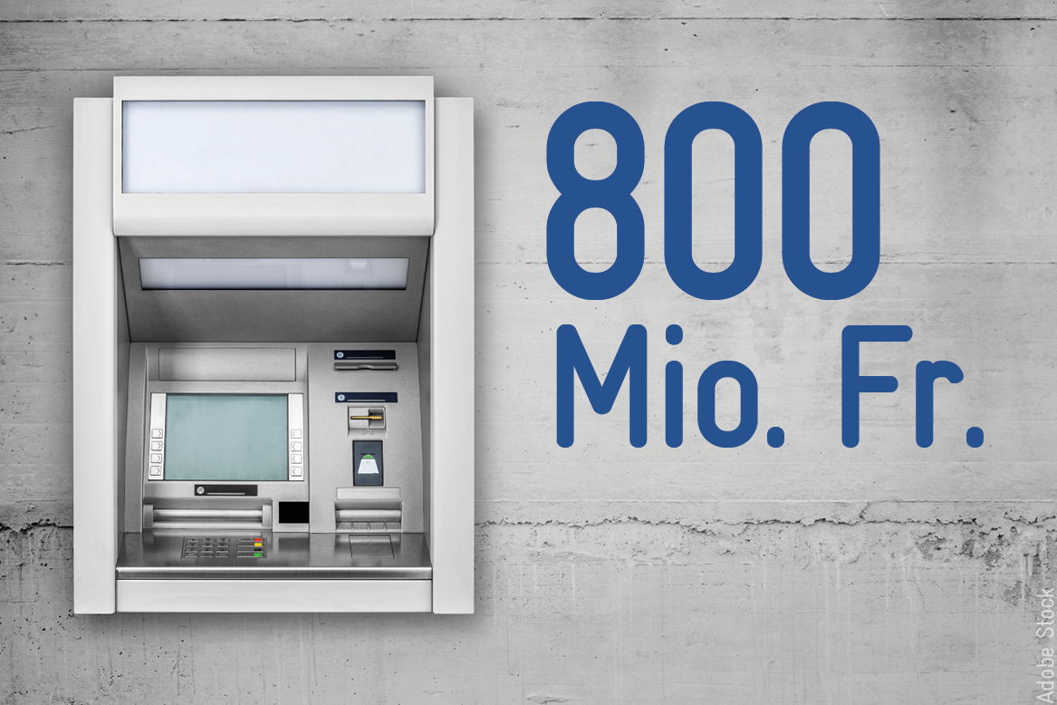 The figure 800 Mio. Fr. cost of capital - Avenir Suisse